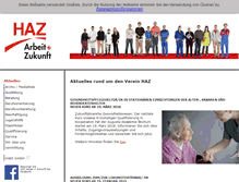 Tablet Screenshot of haz-net.de